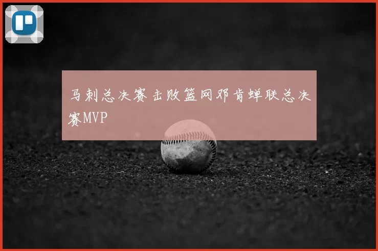 马刺总决赛击败篮网邓肯蝉联总决赛MVP
