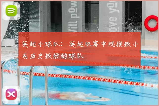 英超小球队:英超联赛中规模较小或历史较短的球队