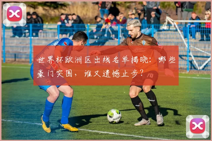 世界杯欧洲区出线名单揭晓:哪些豪门突围,谁又遗憾止步?